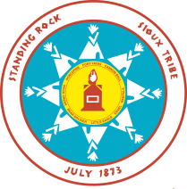 Logo of the Standing Rock Reservation. In the United States, there is a total of 326 reservations. Image source: Stand with Standing Rock.