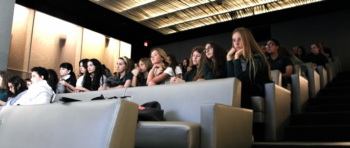 Ninth Grade Girls at Screening, Photographer: Marcela Rodrick 