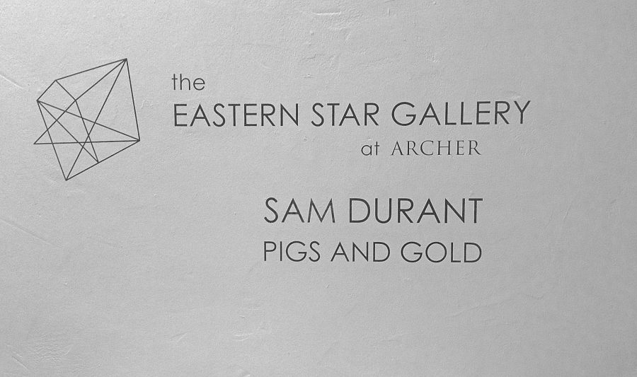 Eastern Star Gallery features Sam Durant in Pigs and Gold