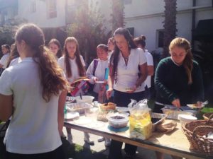 The Spanish language classes made traditional Spanish foods for the Archer community to enjoy.