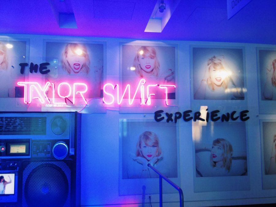 Taylor Swift fans can dance to Shake It Off on a color-changing dance floor when they first enter the exhibit. Photographer: Isabelle Kantz 16