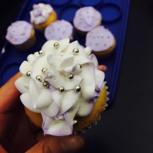 Advisory cupcakes made by Nicole Schneider.  Photographer: Rachel Magnin '15