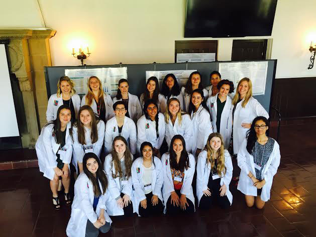 Honors Research in Science classes present findings at 2015 STEM Symposium
