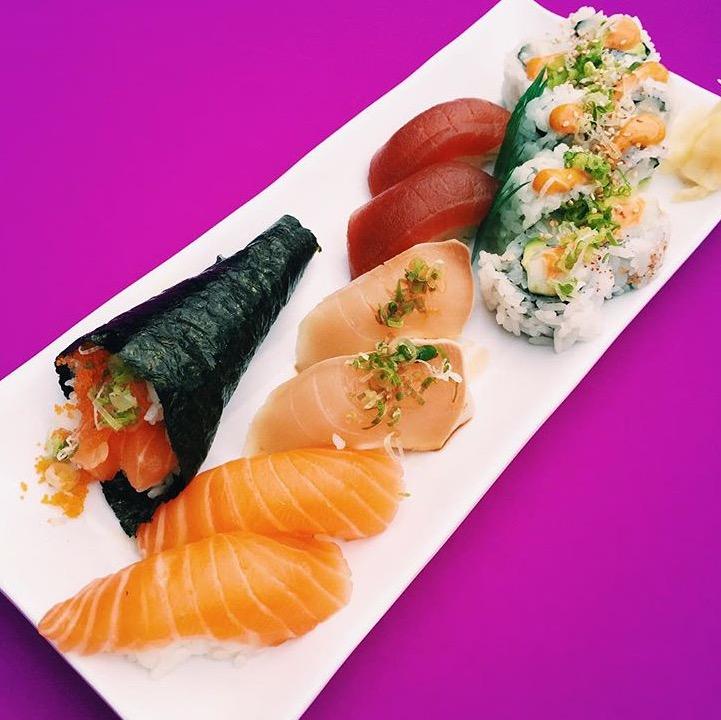 An assortment of sushi from SushiStop. Photo used with permission from SushiStops Instagram.
