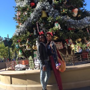 Sisters, Kandace and Marisa London spending time together at Disneyland. Both were student body president at Archer. Photo courtesy of Marisa London