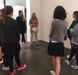 The Gallery program visited Shoshana Wayne Gallery to meet with Alana and Rachel about what they do. Photo courtesy of The Eastern Star Gallery Instagram
