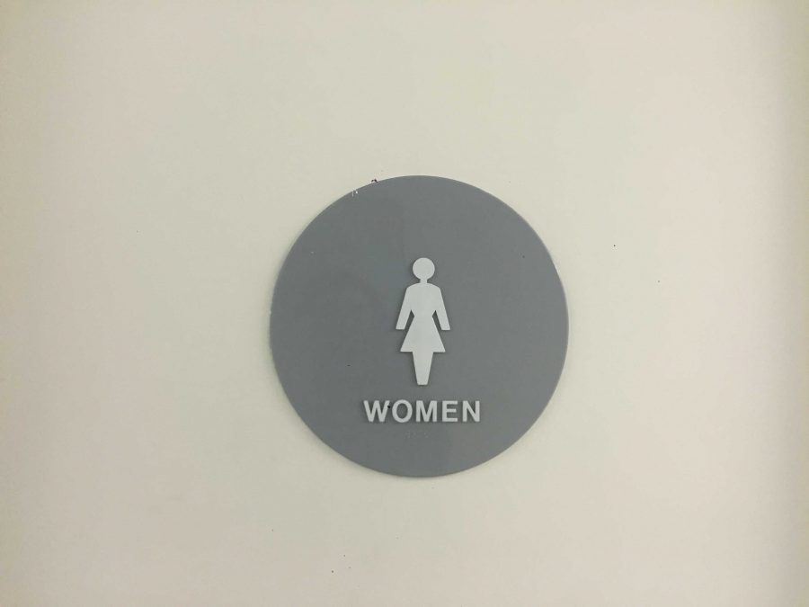 This traditional symbol for women adorns restrooms across the country, including here at Archer. The Archer School for Girls and Seattle Girls School recently addressed the issue of transgender students. Both schools consider admission for students in good academic standing who identify as females. Photographer: Logan Connors 17