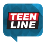 The TEEN LINE logo. From teenlineonline.org.