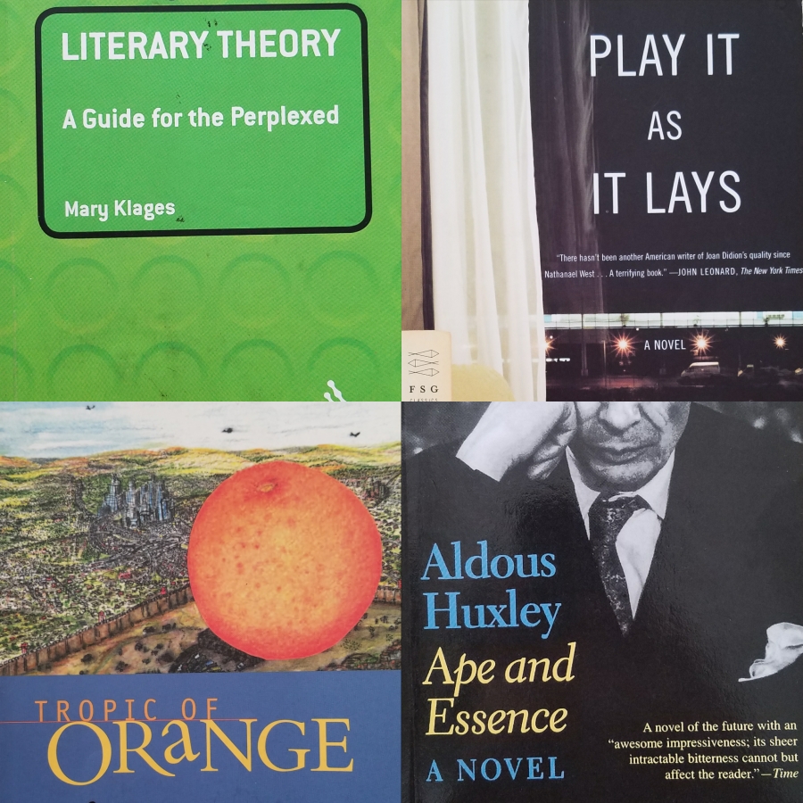 Four of the texts Ive studied this year in Pomo. Out of these, my favorite is definitely Tropic of Orange, since its discussion of Koreatown and Los Angeles as a whole really hits home.