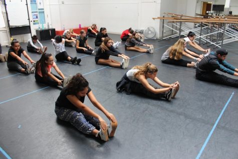 Upper school students participate in a master class with Hamilton cast member, Jacob Guzman. Introverts may find it harder to perform in front of an audience or take on leadership roles in the dance program than extroverts.