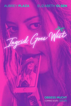 Aubrey Plaza stars as Ingrid Thorburn in Ingrid Goes West, a dark comedy about social media obsession. Image source: 
Ingrid Goes Wests official website. 