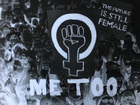 Artwork emphasizing the #MeToo movement. The #MeToo movement was created to support survivors of sexual violence. Illustration by Arianna Miller 20. 