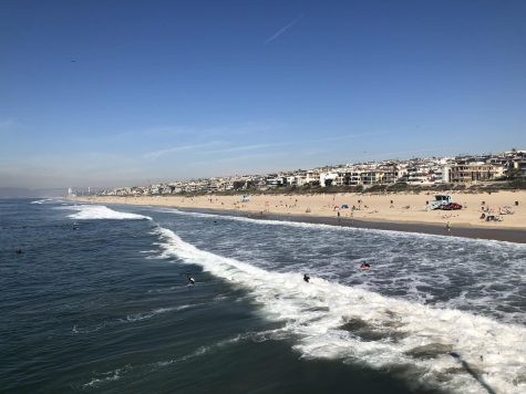 Manhattan Beach seen from the Manhattan Beach Pier. This beach city is a great place for food, family and fun.