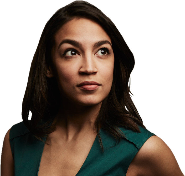 Alexandra Ocasio-Cortez posing for a campaign image. Cortez is a community activist, author and now a representative for New York’s fourteenth congressional district. Photo source: Ocasio 2018   