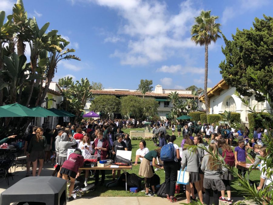 Archer students attend the club fair on Friday Oct. 10, 2018. There are over 40 clubs this year at Archer. 