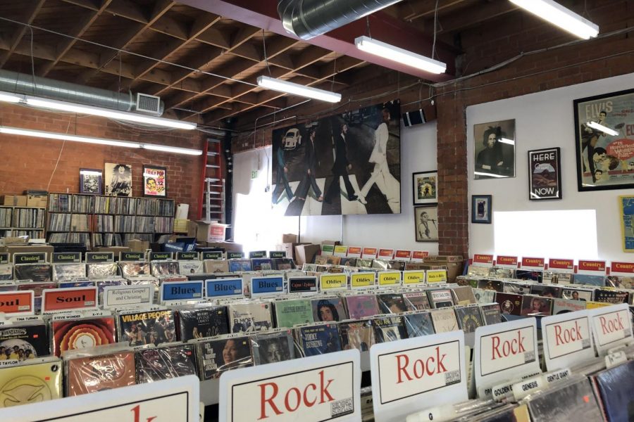 The Record Surplus store, located on Santa Monica Boulevard between South Centinela Avenue and South Carmelina Avenue, has been in business since 1985. The store sells vinyl records, CDs and other music-related items.