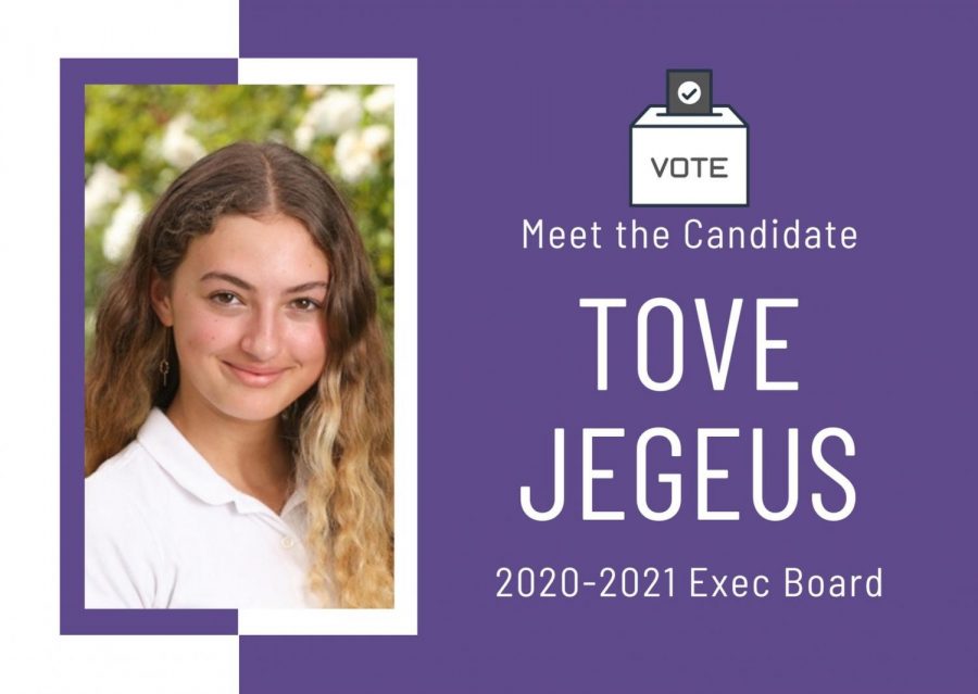 Meet the Candidate: Tove Jegeus 21