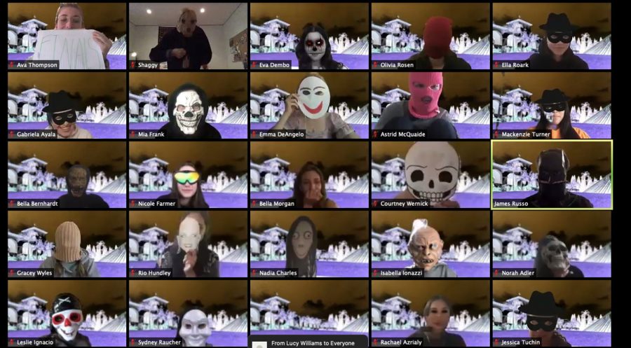 On Friday Oct. 30, the seniors surprised the whole school by wearing  costumes and Zoom filters. They threw a virtual haunted house to encourage spirit and laughter within the Archer community according to Executive Board member Madis Kennedy.