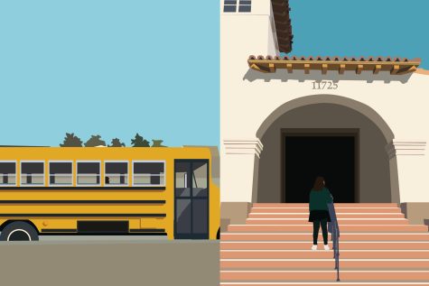 The graphic illustrates the two worlds I feel that I have battled since coming to Archer. As when I am riding on the bus towards school, which is a different environment than I was ever used to, it felt as I entered a second world when I walked up the schools front steps.