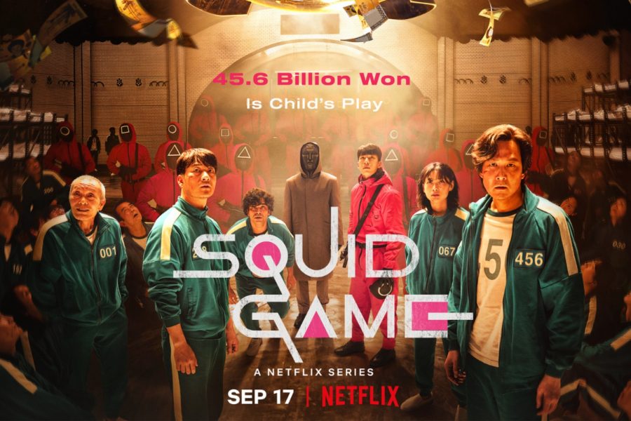 The+new+Netflix+sensation%2C+Squid+Game+is+taking+over+peoples+lives%2C+from+Korea+to+America.+The+thrilling%2C+engaging+and+suspenseful+show+is+one+of+many+to+come+from+the+Asian+community.