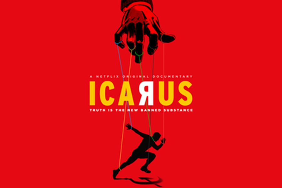 The Netflix film Icarus was released in 2017 and has since won an Academy Award. In this promotional photo, it is illustrated that the Russian government is controlling an Olympic runner, similar to a puppet. The Russian government asserts complete control over their athletes, and gives them little freedom.