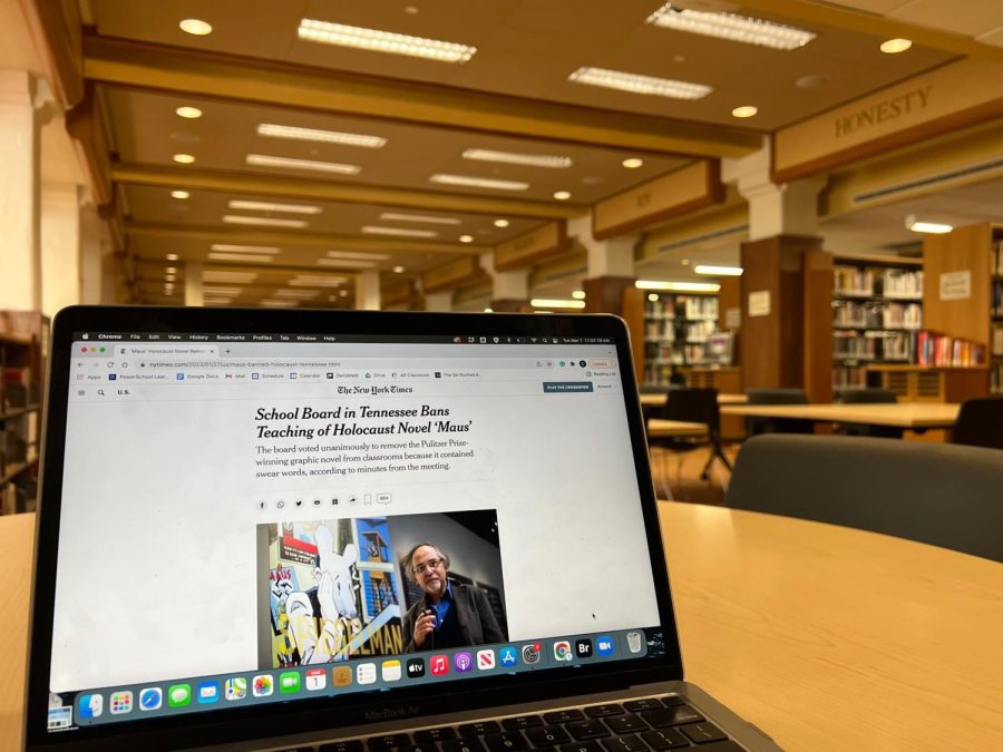 An article about book-banning describes efforts to censor literature. Libraries and schools have been forced to ban books that local boards disapprove of.