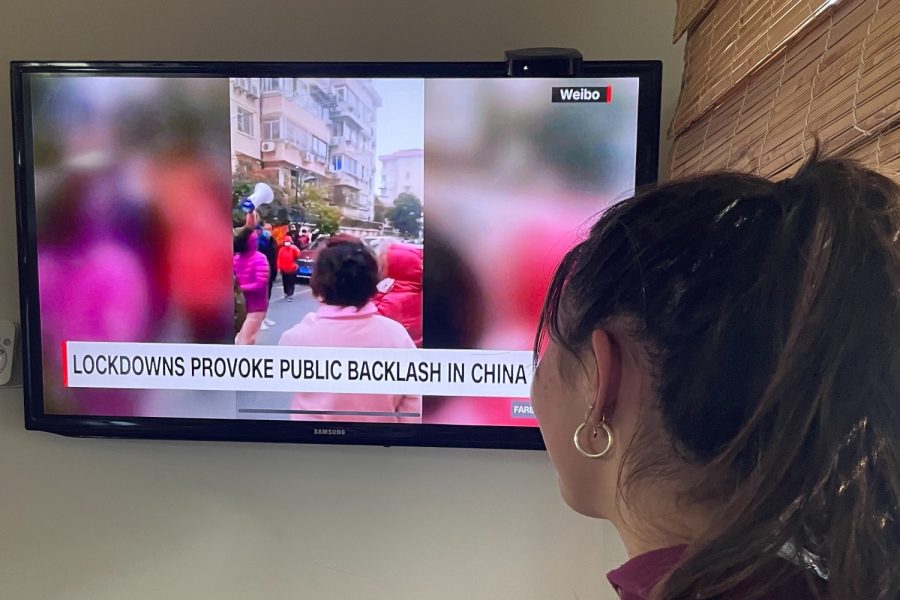 I watch a  CNN news broadcast about the recent COVID-19 outbreaks in Shanghai, China. It is troubling to watch the pandemic continue its rampage throughout the world, and makes me wonder when life will go back to normal. 