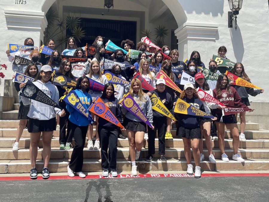 On Friday, April 30, seniors gathered on the stairs of the veranda to celebrate their accomplishments and acceptances to college. This day, for me, was filled with so much joy and excitement for each one of my classmates because it really showed off all the hard work that we put into our years at Archer.