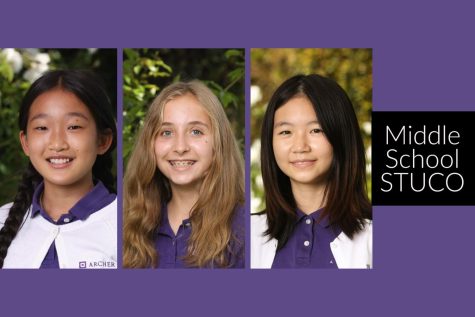 Rising seventh and eighth graders elected Autumn Walker (27) to be the middle school president for the 2022-2023 school year. They also elected Hana Cho (27) and Sherry Zhang (27) as class representatives.