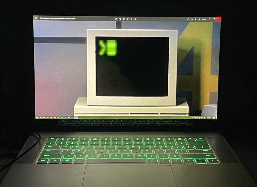 Displayed is Stanleys computer that he uses during his office job at the beginning of The Stanley Parable. The story game follows Stanley on one peculiar day at work when all of a sudden his coworkers disappear. 