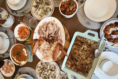 This year, we cooked up and untraditional Thanksgiving table at my grandmothers house consisting of Oysters Rockefeller, lobster bisque and debuting sweet potato Christmas trees. Experiment with new holiday dishes this winter to spice up your seasonal routine and impress friends and family.