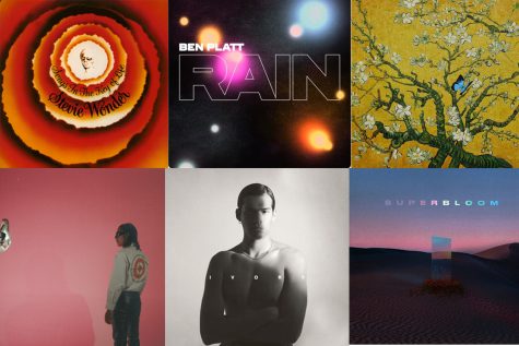 This graphic depicts promotional album covers of the songs that I chose for this rainy day list. These songs range from lo-fi R & B to confidence-boosting and dance-worthy indie pop. I hope these songs get you through these unusually rainy days. 