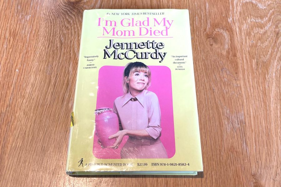 The dark title of Jennette McCurdys memoir, Im Glad My Mom Died, contrasts with the books bright cover. The memoir was published Aug. 9, and has since sold over 200,000 copies.