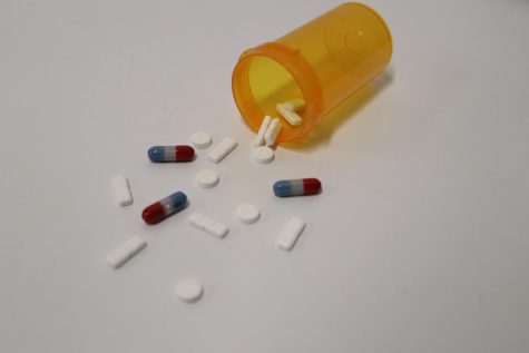 Various medications spill out of a pill bottle. According to Harvard Health Publishing, antidepressants are one of the most common ways to treat many mental health disorders but they do not work very well without therapeutic support. It [medication] treats the symptom, not the root of the issue  Licensed marriage and family therapist Natalie Kazarian said