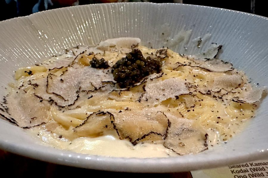 This is the famous truffle pasta from Sushi House Unico located in Beverly Glen Circle. It was creamy and it had great texture to it. This was my favorite dish of the night.