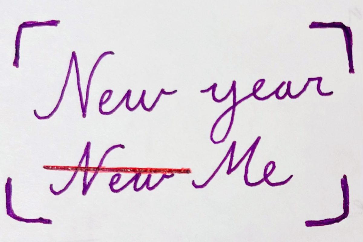 A common phrase I constantly hear during the new year is, “New year, new me.” The “new” before “me” is crossed out to represent my belief that New Years resolutions are unproductive ways to create meaningful change in your life, which is why I embrace the phrase, New year, same me. 