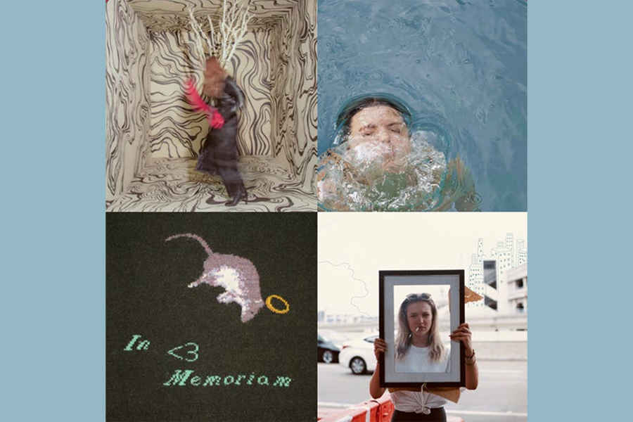 This image features four album covers from the highlighted, lesser-known artists I absolutely love. Covers include “Revealer” by Madison Cunningham and “Going Through It” by Eliza McLamb.