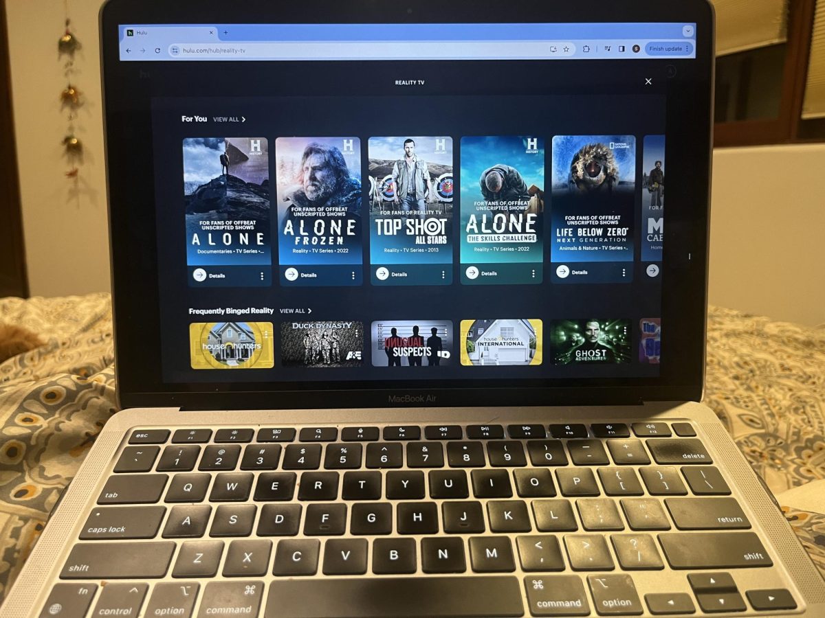 Various reality TV shows that are available for streaming on Hulu are shown. There are several genres within reality TV, such as makeover and romance, which makes reality TV appealing to different audiences. 