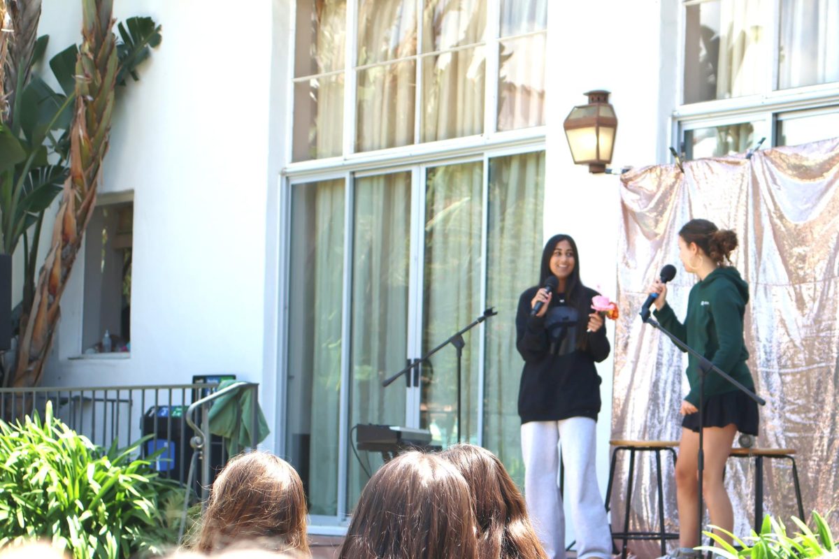Ninth graders sing a duet at Archella. Archella took place on April 26th. 
