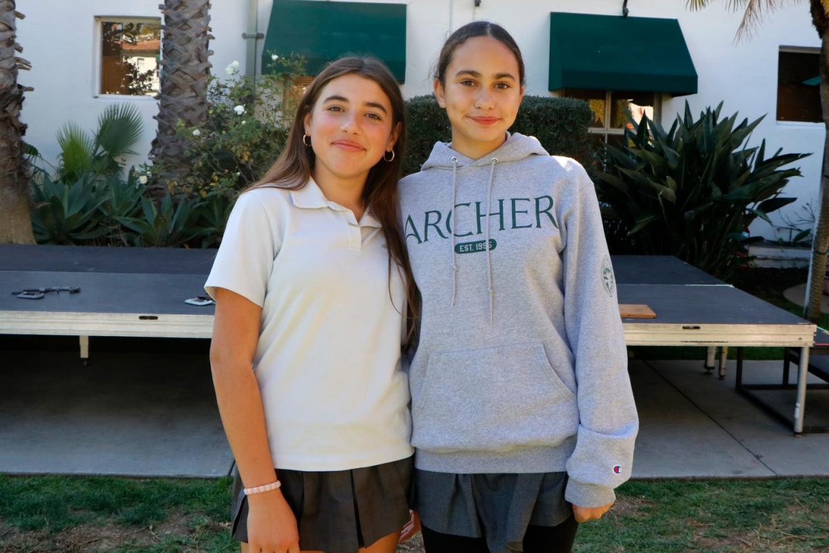 Annie Zager (’31) and Kayla Opos (’31) pose for a photo at the CHLA fundraiser. 
Zager supported the fundraiser and said CHLA fosters community and empowerment for families. "CHLA helps families support their children," Zager said. "It also helps provide educational resources." 
