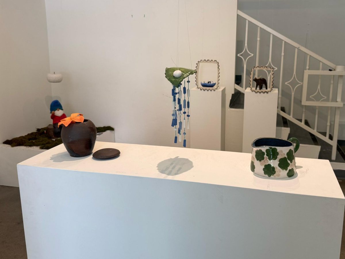 The Eastern Star Gallery is adorned with ceramic pieces made by Calladan Roth ('26) and paintings by Liv Karp ('26). Roth has said that the creative process behind her journey has been challenging, but she encourages students to try. "It's okay to make mistakes, for things to collapse, pots to fall. That's one thing that's really great about the art form, don't strive for perfection," Roth said. "I guess I want it to be good, but I feel like the imperfections are what make it human."